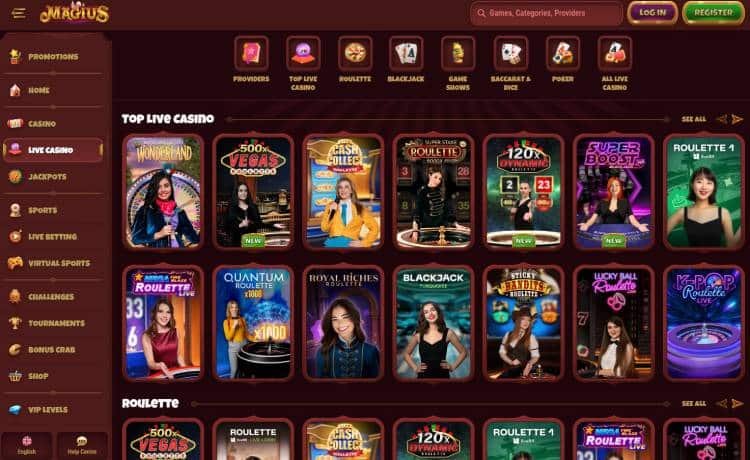 Découvrez les dernières offres de bonus au Magius Casino en France à France