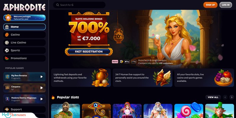 Casino en ligne aphrodite, aphrodite casino
